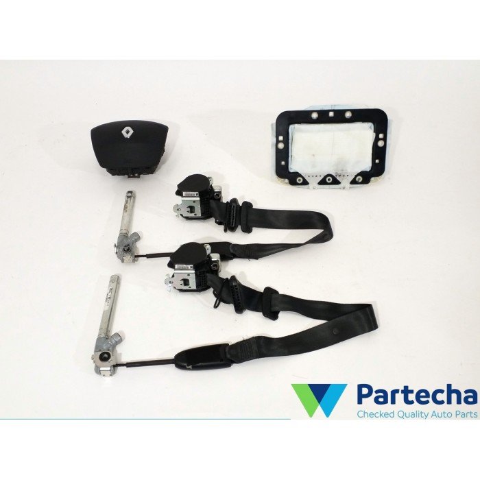 RENAULT MEGANE III Hatchback (BZ0/1_) Seatbelts, driver, passenger airbag set (6097685B)