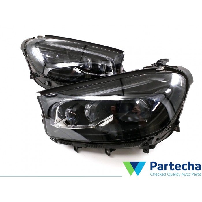 MERCEDES-BENZ GLS (X167) Headlight set black inside (A1679065901)
