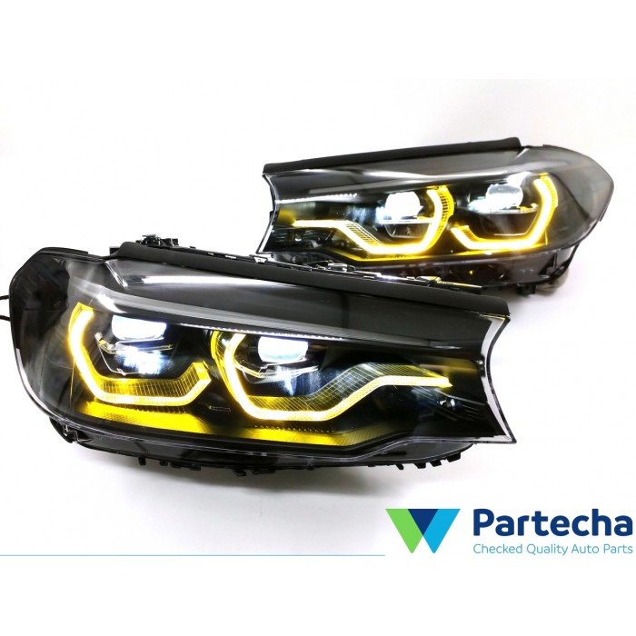 BMW 5 Series Touring (G31) Headlight set black inside (8499121)