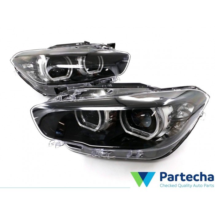 BMW 1 Series (F20) Headlight set black inside (8492455)