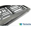 MERCEDES-BENZ E-CLASS (W212) License plate carbon frame kit (Front&Back)